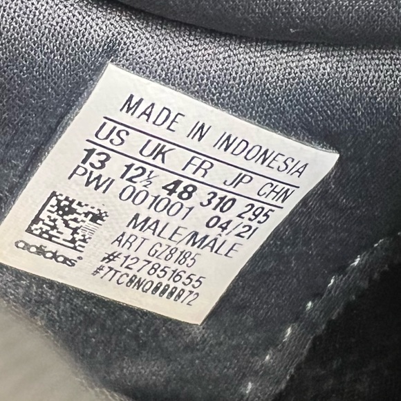 Men Adidas black RACER TR21 SHOES for men size 13 - Picture 10 of 11